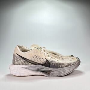 Nike ZoomX Vaporfly Next% 3 White Grey Road Running Shoes DV4129-100 Men's Sz 11